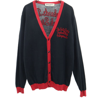 WACKO MARIA V-Neck Knit Cardigan Black Size M