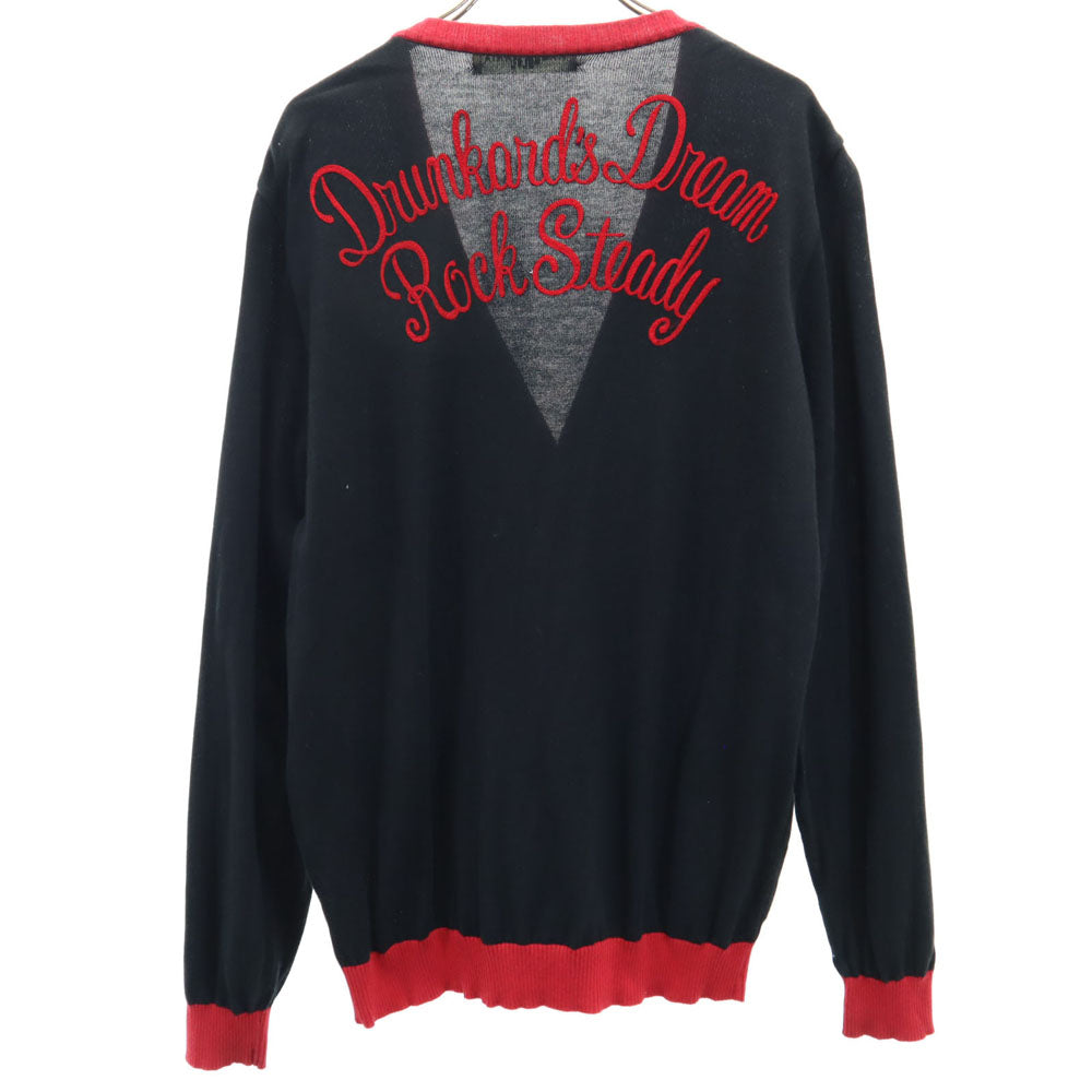 WACKO MARIA V-Neck Knit Cardigan Black Size M