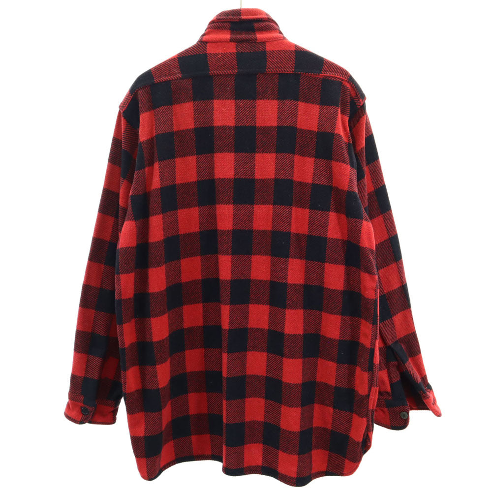 Powerhouse 60s Red Buffalo Check Flannel Shirt