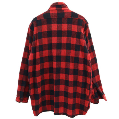 Powerhouse 60s Red Buffalo Check Flannel Shirt