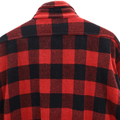 Powerhouse 60s Red Buffalo Check Flannel Shirt
