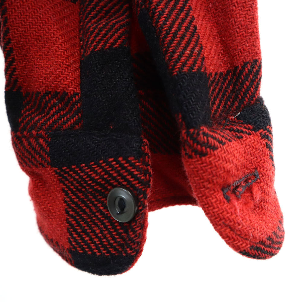 Powerhouse 60s Red Buffalo Check Flannel Shirt