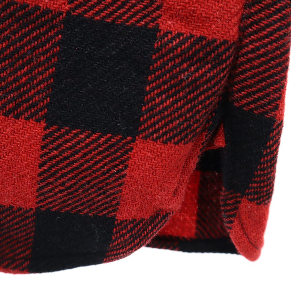 Powerhouse 60s Red Buffalo Check Flannel Shirt