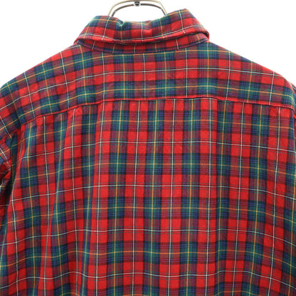 PENDLETON 70s Red Check Button Down Shirt Size L