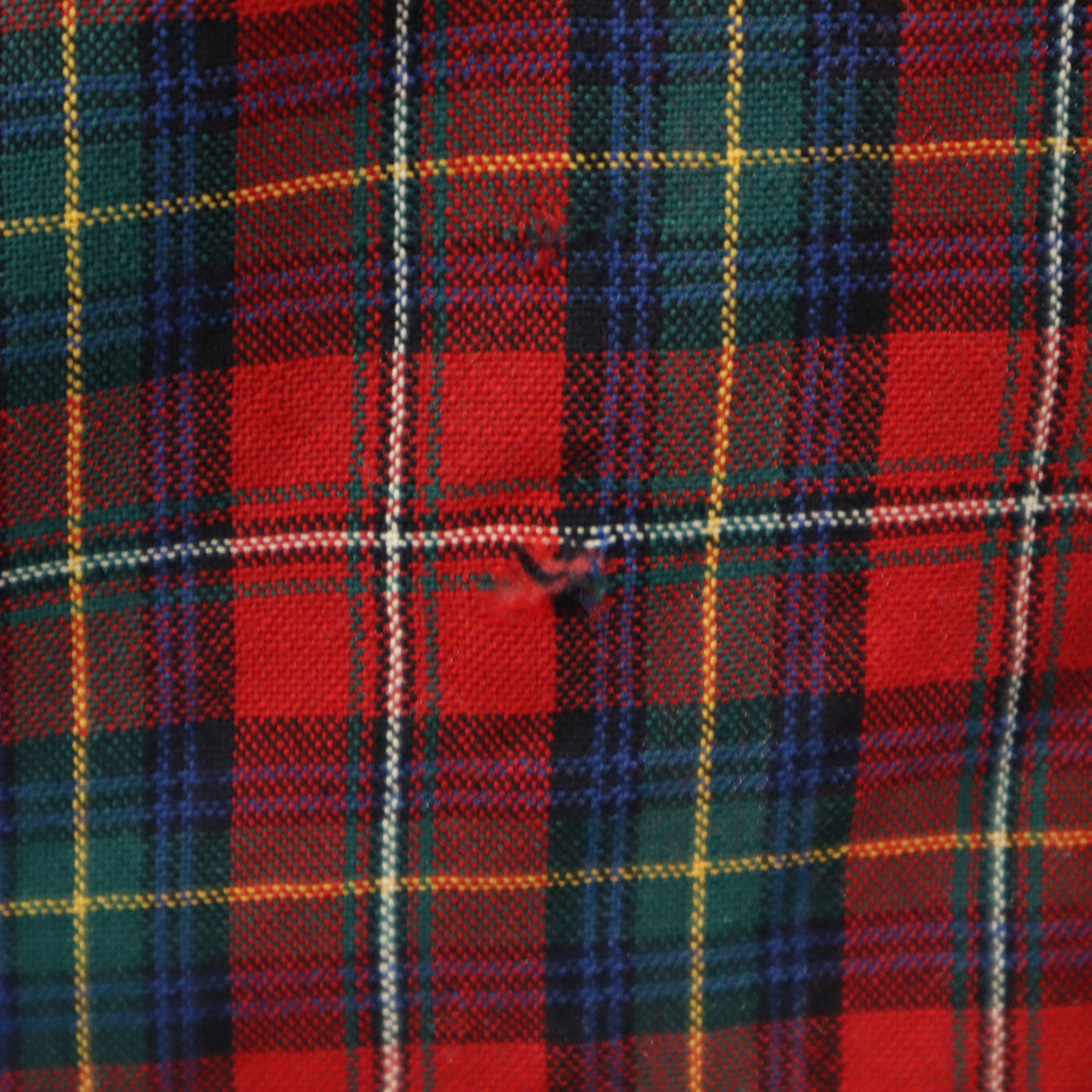 PENDLETON 70s Red Check Button Down Shirt Size L