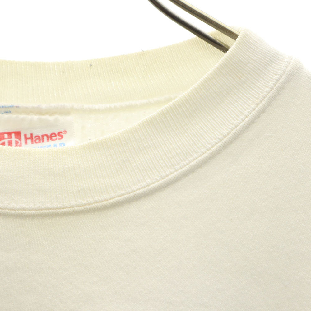 Hanes 90s Vintage Budweiser Frog Sweatshirt White Size L