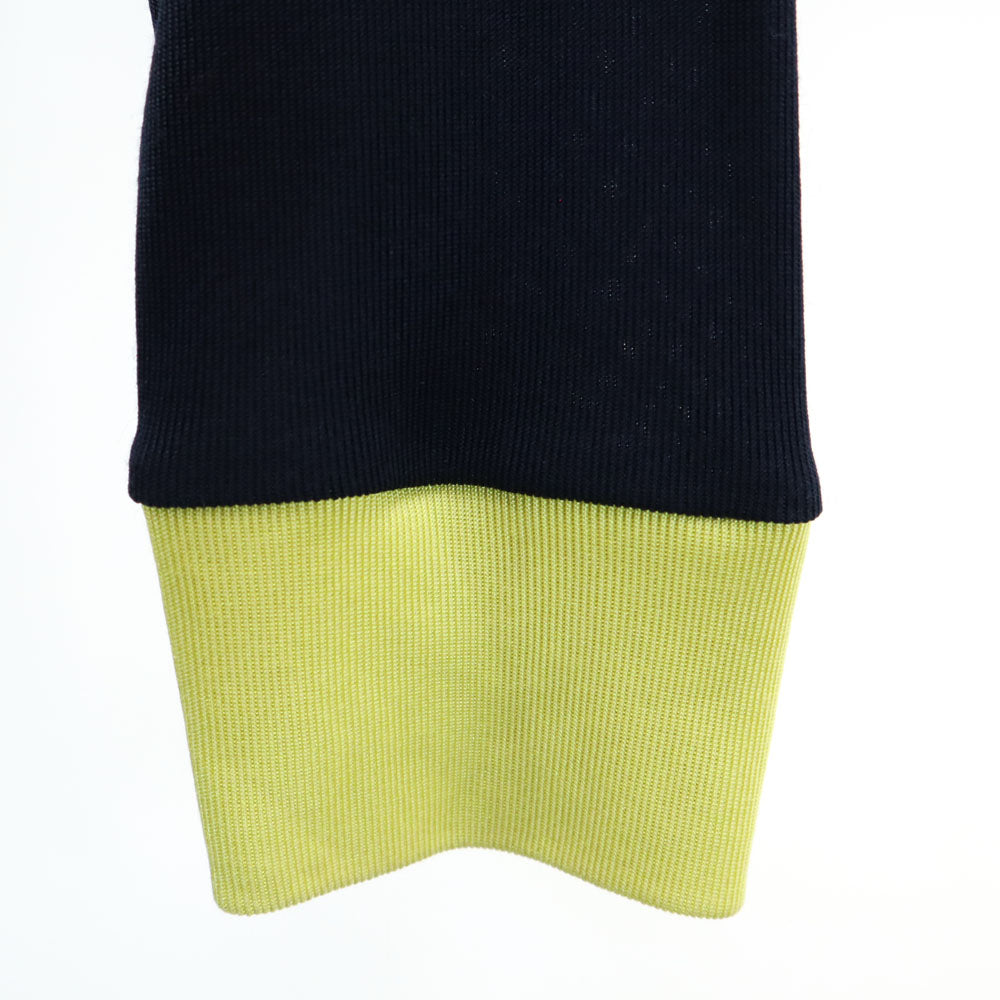 ISSEY MIYAKE 80s Vintage Long Sleeve Top Navy Size M