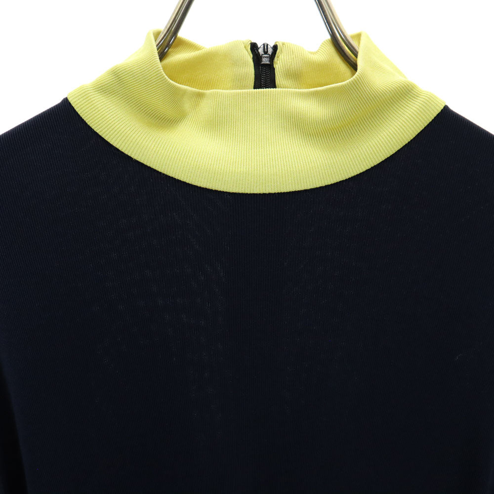 ISSEY MIYAKE 80s Vintage Long Sleeve Top Navy Size M