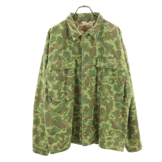 Rainbow Camo Herringbone Twill Military Jacket Green Size 46R