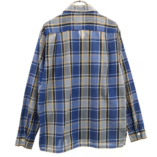 Sandy MacDonald 60s Vintage Boxy Check Collar Shirt Size S