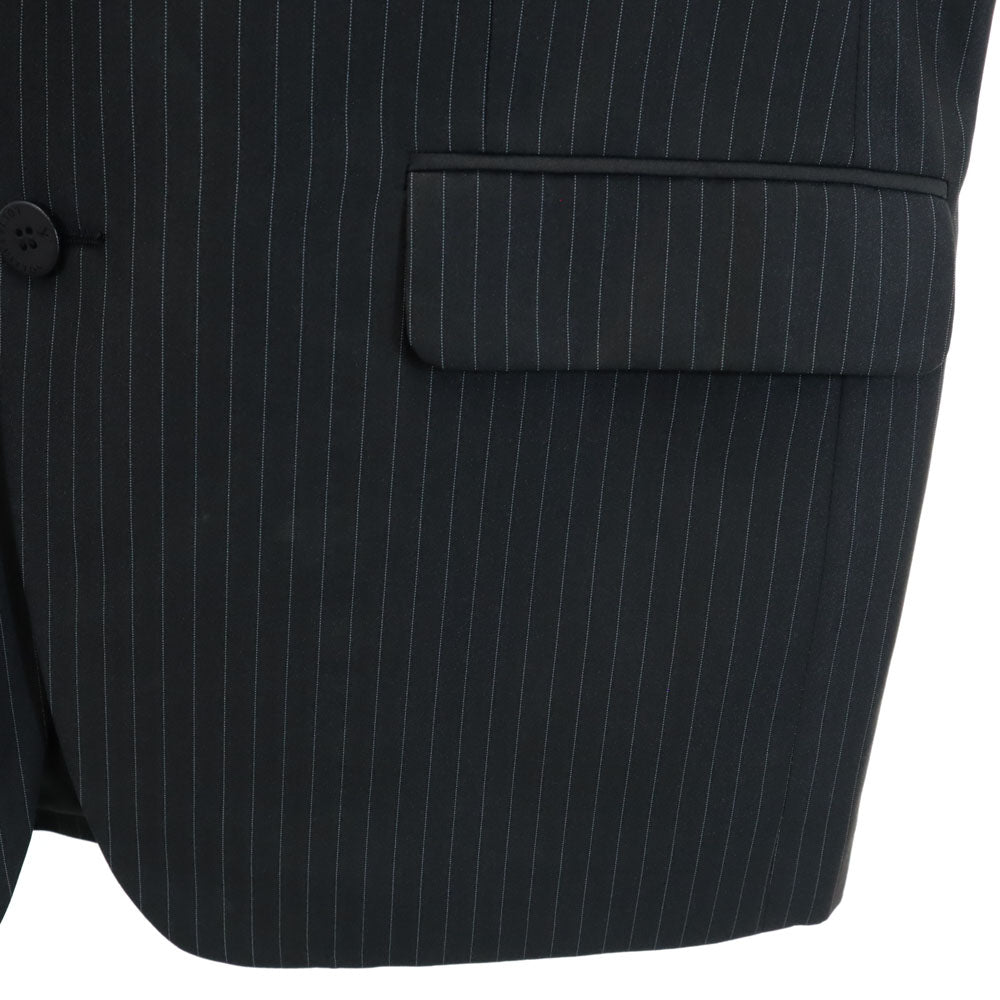 LOUIS VUITTON Striped Suit Charcoal Gray Size 48/32