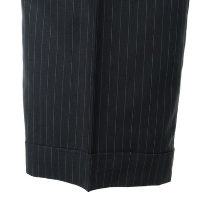 LOUIS VUITTON Striped Suit Charcoal Gray Size 48/32