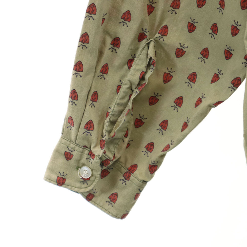 PENNEYS 60s Vintage Pattern Button Down Shirt Size L
