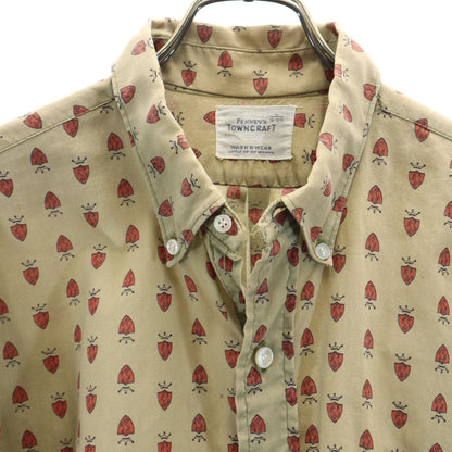 PENNEYS 60s Vintage Pattern Button Down Shirt Size L