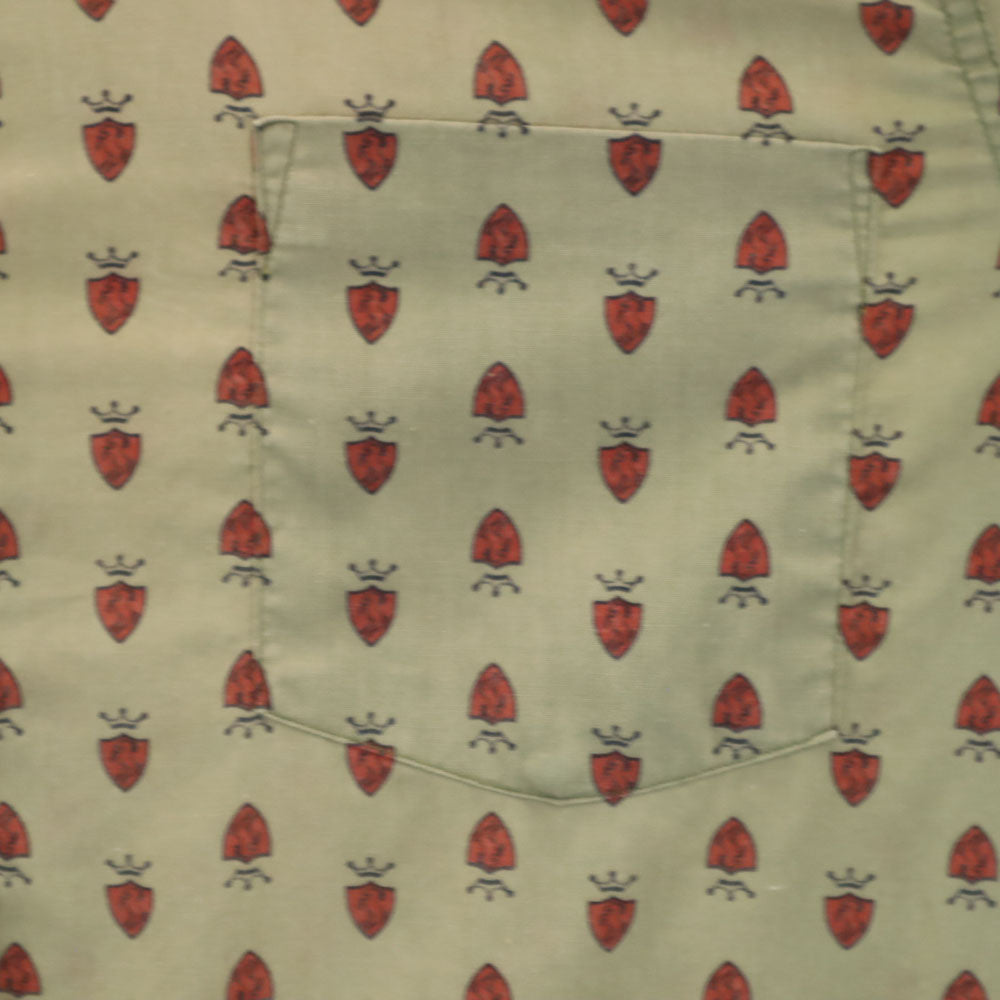 PENNEYS 60s Vintage Pattern Button Down Shirt Size L