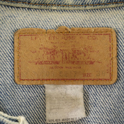 Levi's 70s 80s Vintage Made in USA Denim Jacket Blue Size 38