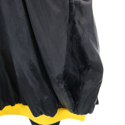 OLD 70s 80s Black Back Embroidered Blouson Jacket