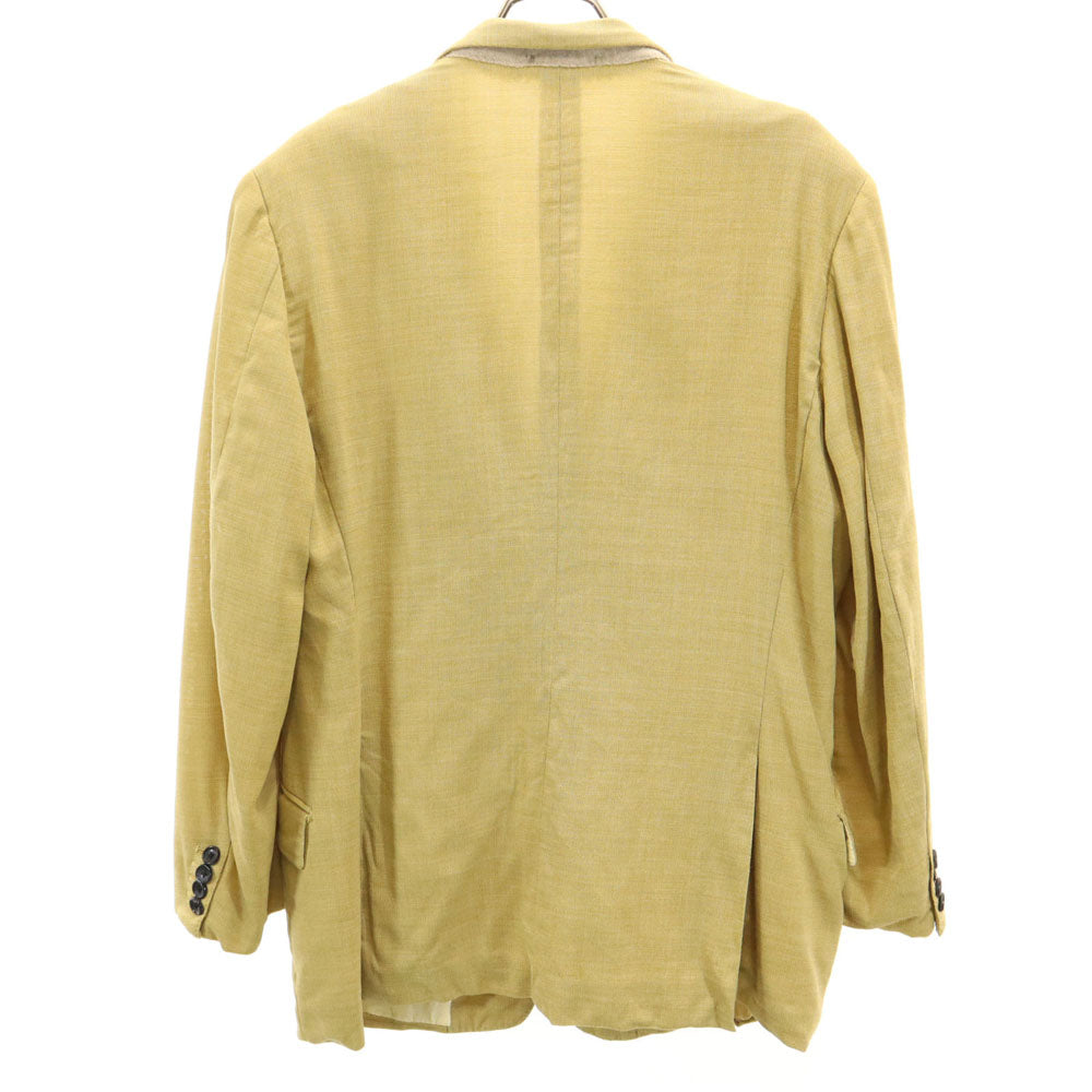 HERMES Italian Super 100s Blazer Beige Size 50