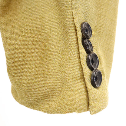 HERMES Italian Super 100s Blazer Beige Size 50