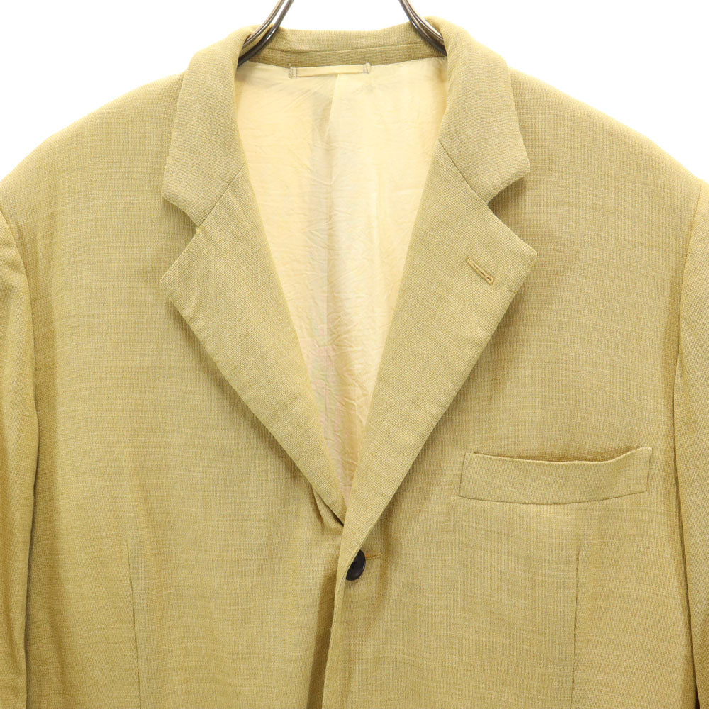 HERMES Italian Super 100s Blazer Beige Size 50