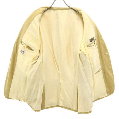 HERMES Italian Super 100s Blazer Beige Size 50