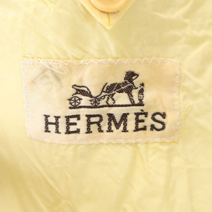 HERMES Italian Super 100s Blazer Beige Size 50