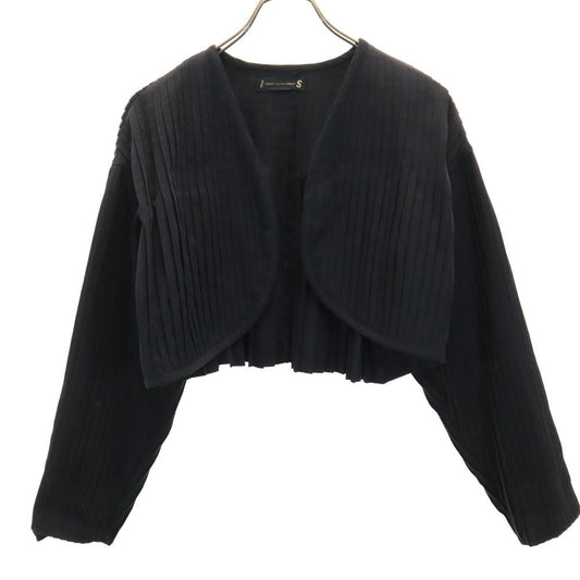 TSUMORI CHISATO 80s Vintage Pleated Cardigan Black Size M