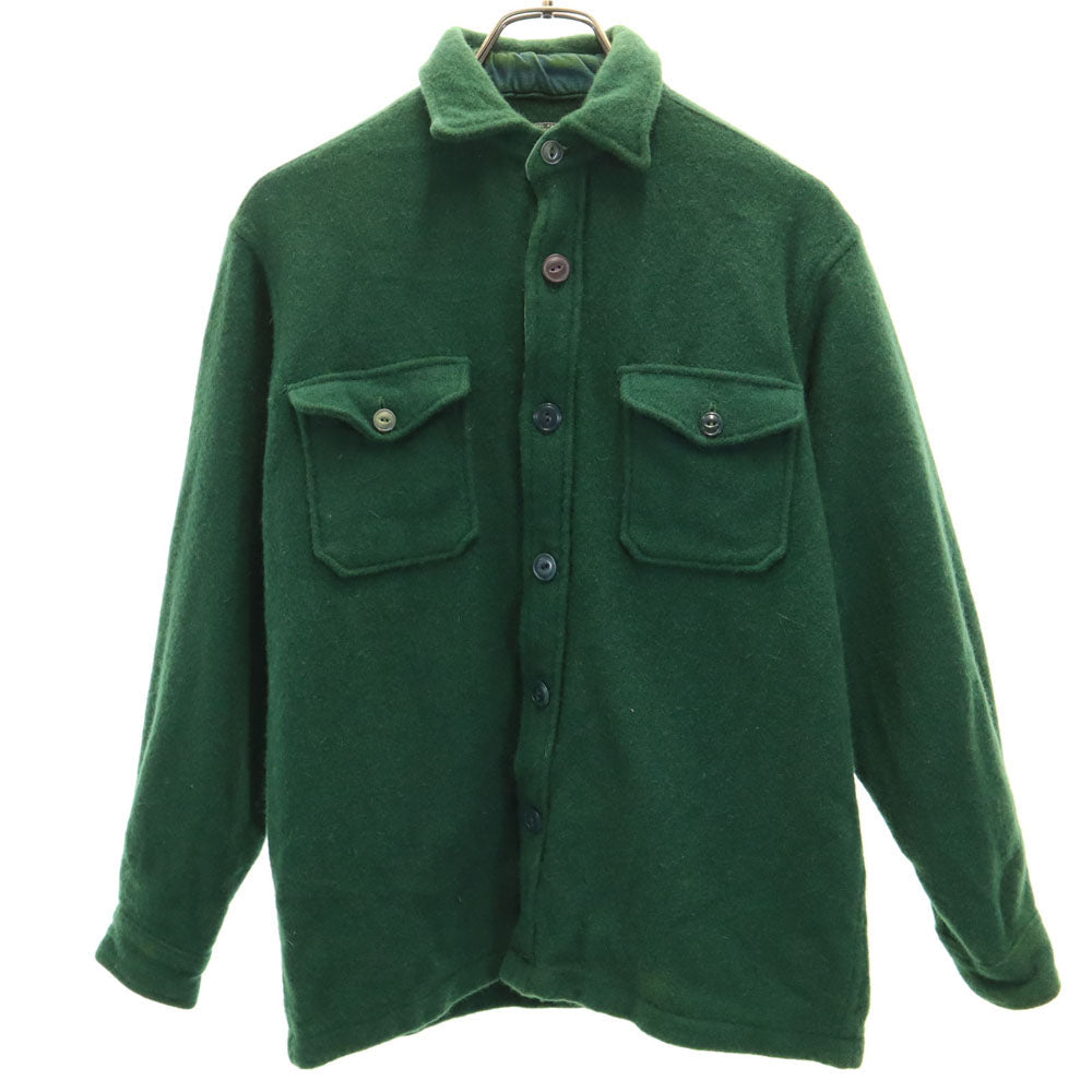 POLO COUNTRY 80s 90s USA Wool Long Sleeve Shirt Green Size S