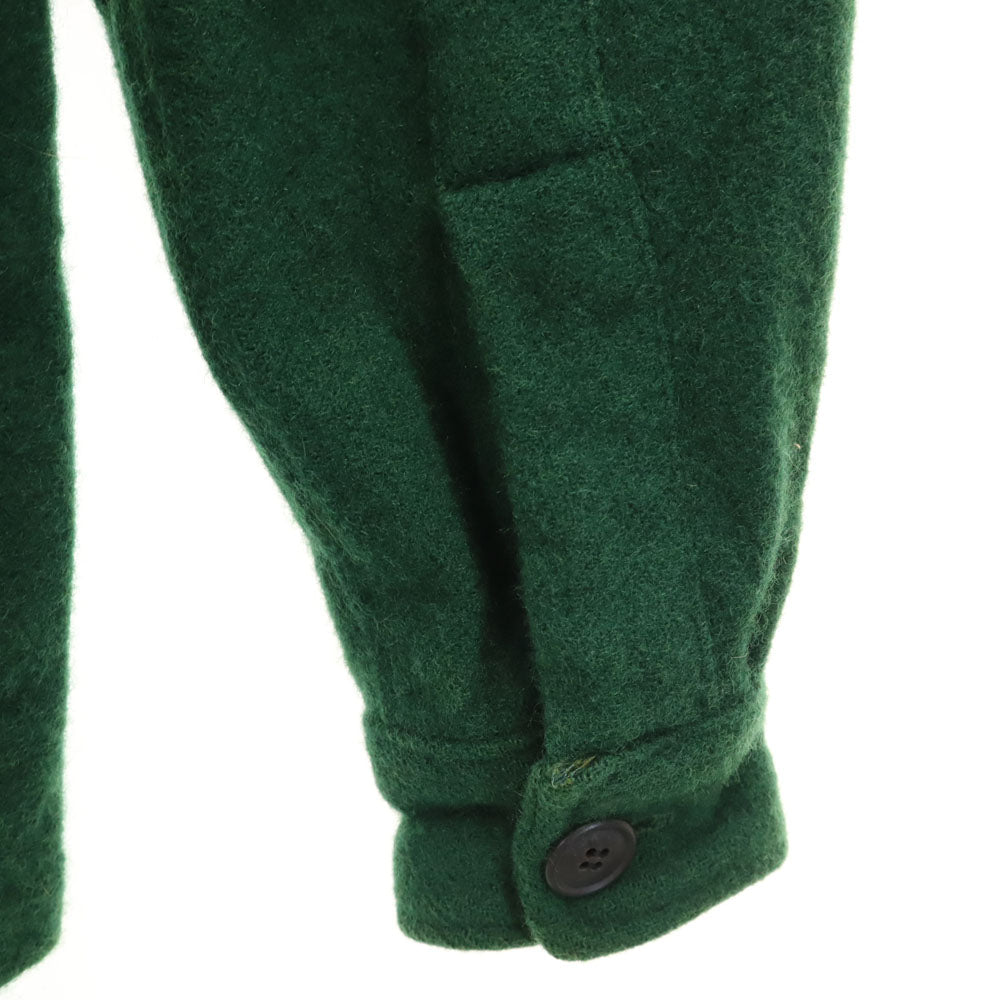 POLO COUNTRY 80s 90s USA Wool Long Sleeve Shirt Green Size S