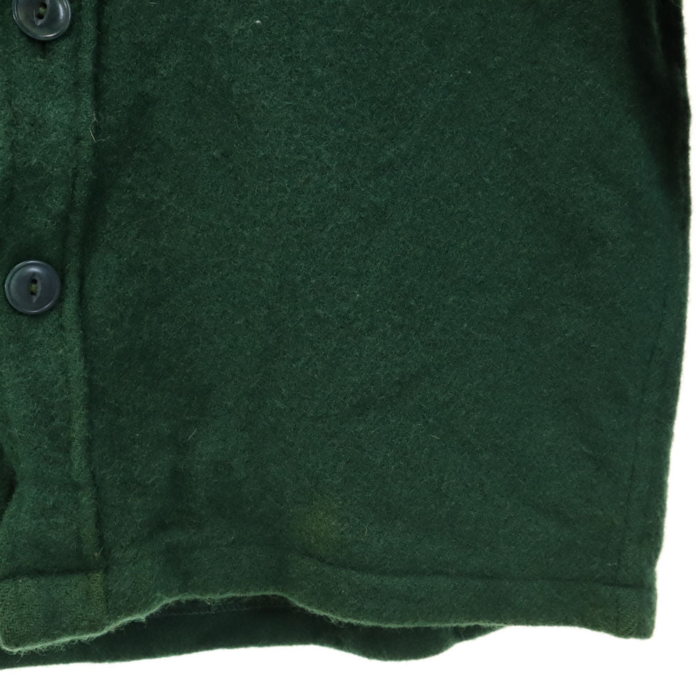POLO COUNTRY 80s 90s USA Wool Long Sleeve Shirt Green Size S