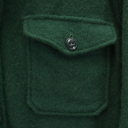 POLO COUNTRY 80s 90s USA Wool Long Sleeve Shirt Green Size S
