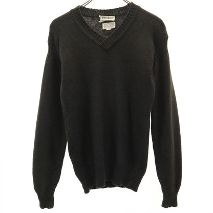 YVES SAINT LAURENT 80s Vintage Wool V-Neck Sweater Size S