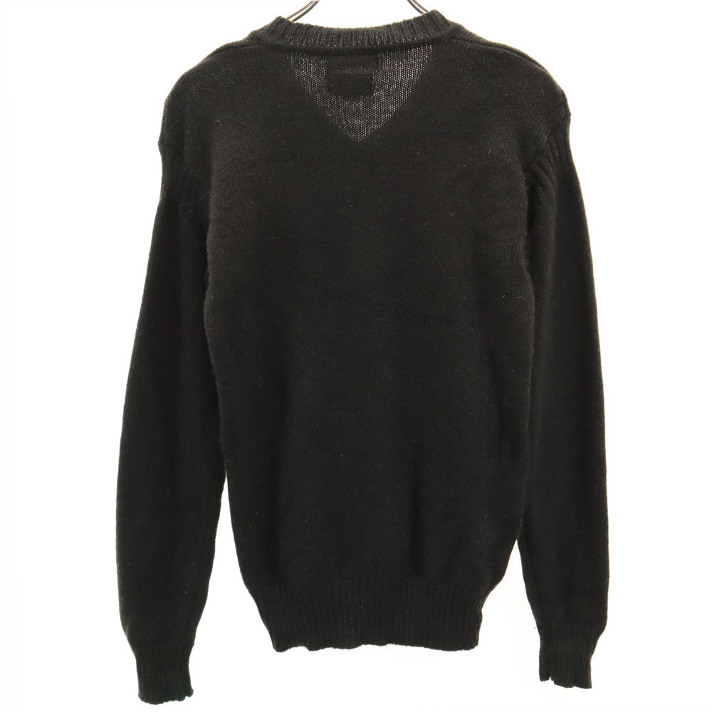 YVES SAINT LAURENT 80s Vintage Wool V-Neck Sweater Size S