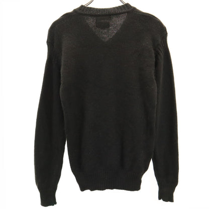 YVES SAINT LAURENT 80s Vintage Wool V-Neck Sweater Size S