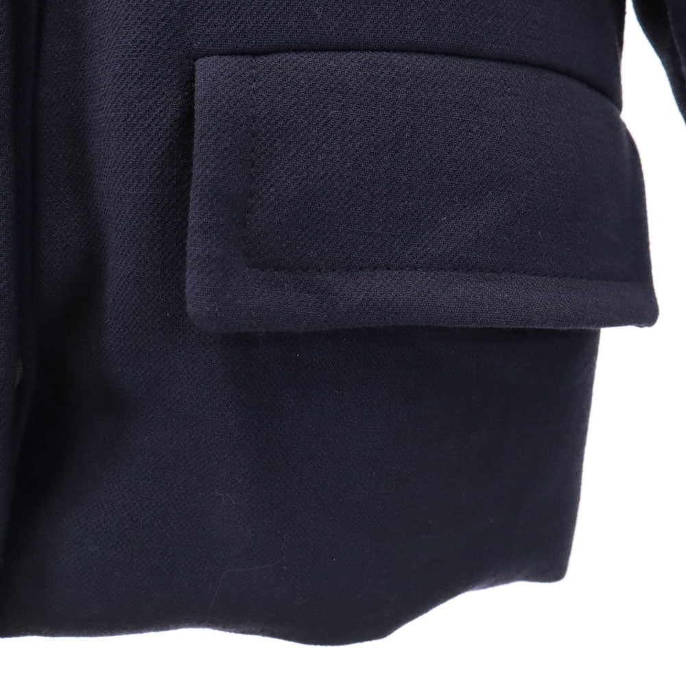 MARNI Wool Collarless Jacket Navy Size 38