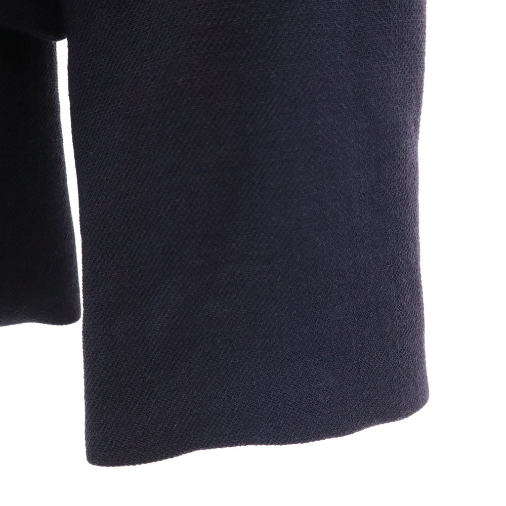 MARNI Wool Collarless Jacket Navy Size 38