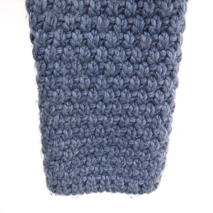 Valencia Knit Italian Wool Blend Cardigan Blue Gray Size 36