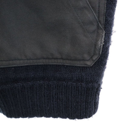 HYSTERIC GLAMOUR Nordic Knit Jacket Navy Size S