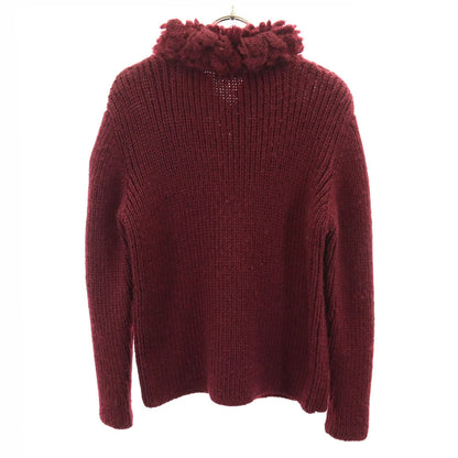 Y's Long Sleeve Knit Cardigan Bordeaux