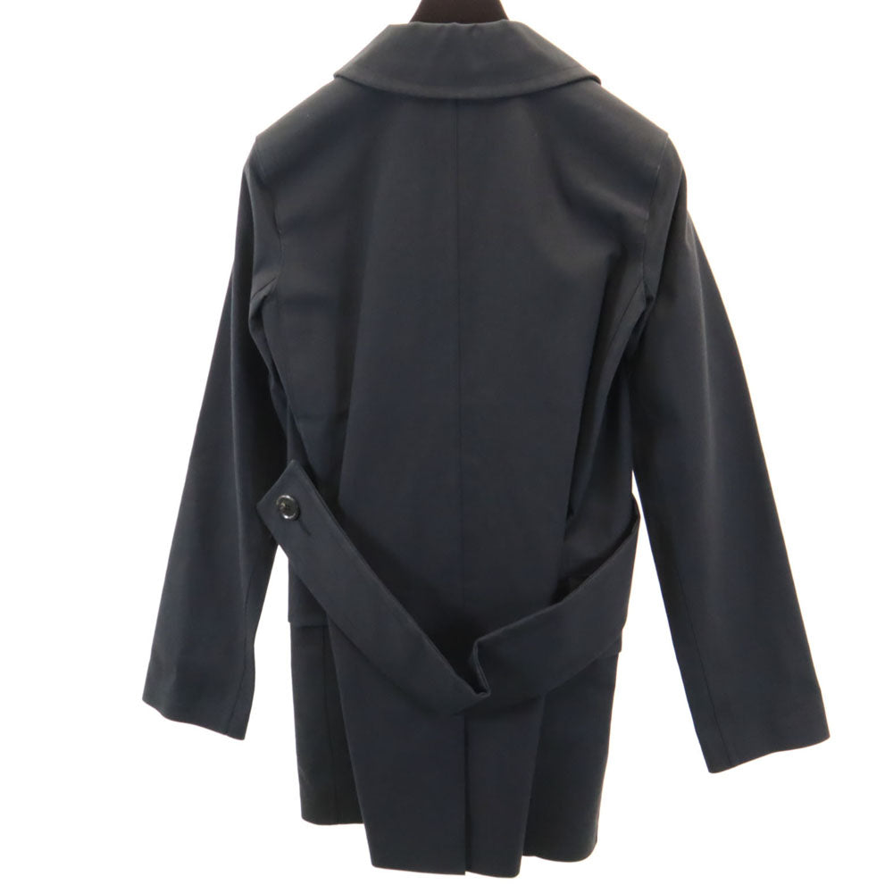 LOUIS VUITTON Mackintosh Trench Coat Charcoal Black Size 34