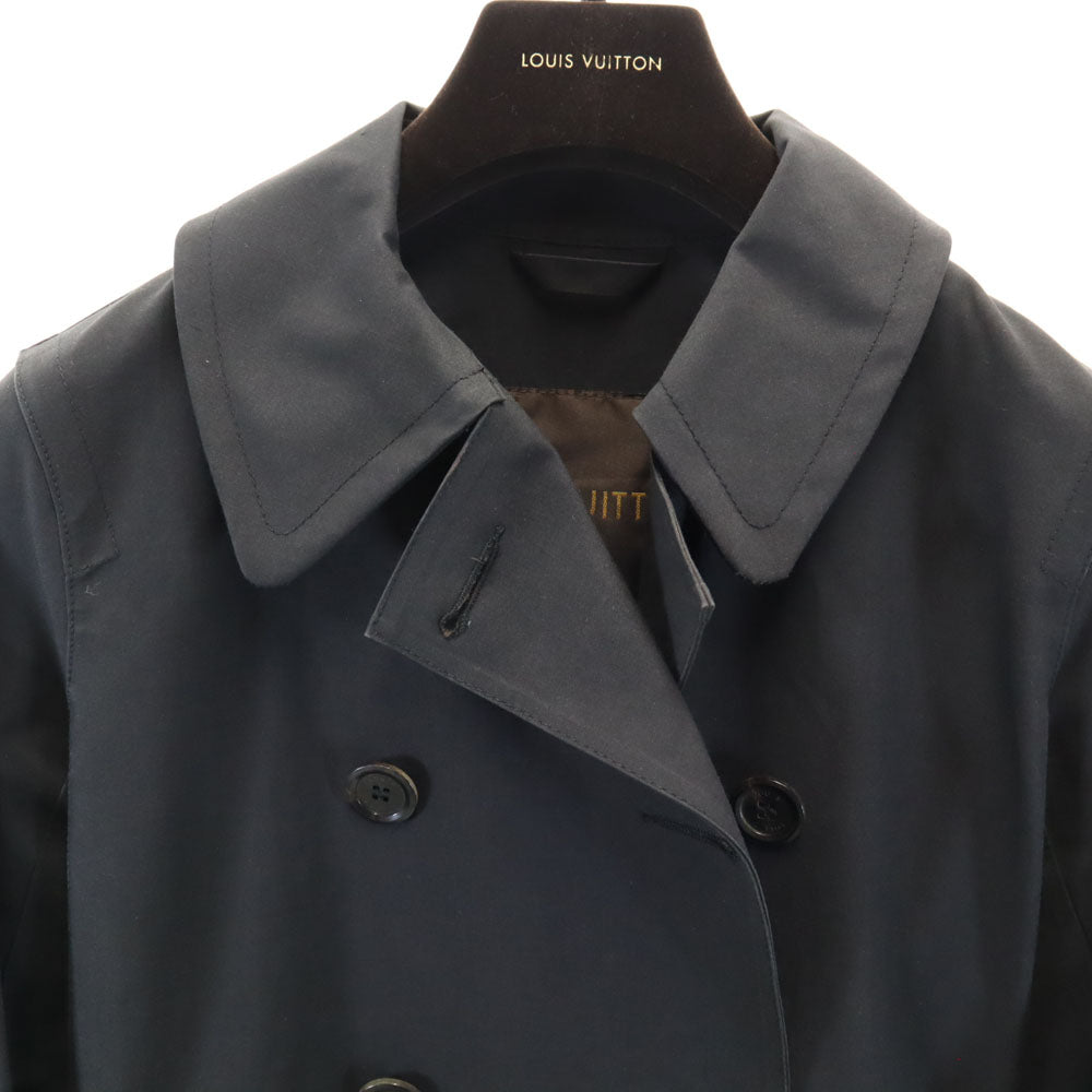 LOUIS VUITTON Mackintosh Trench Coat Charcoal Black Size 34