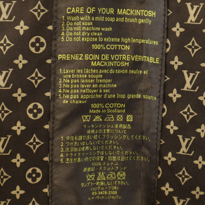 LOUIS VUITTON Mackintosh Trench Coat Charcoal Black Size 34