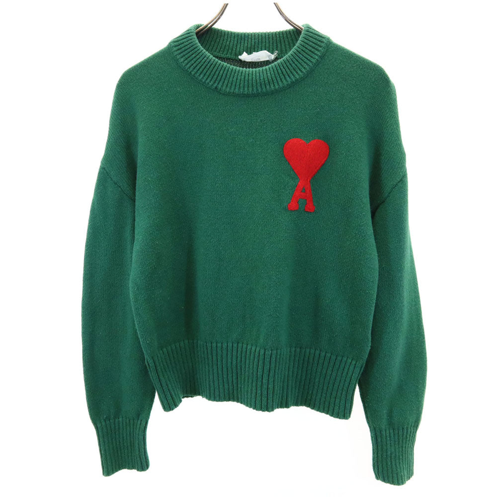 ami Portuguese Long Sleeve Sweater Green Size S