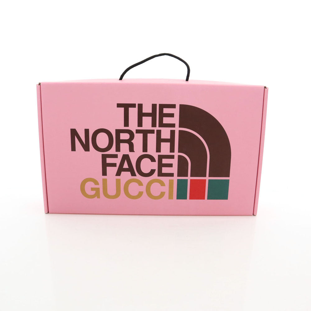 GUCCI TNF Collab Silk All-Over Logo Sleeve Shirt Size 46