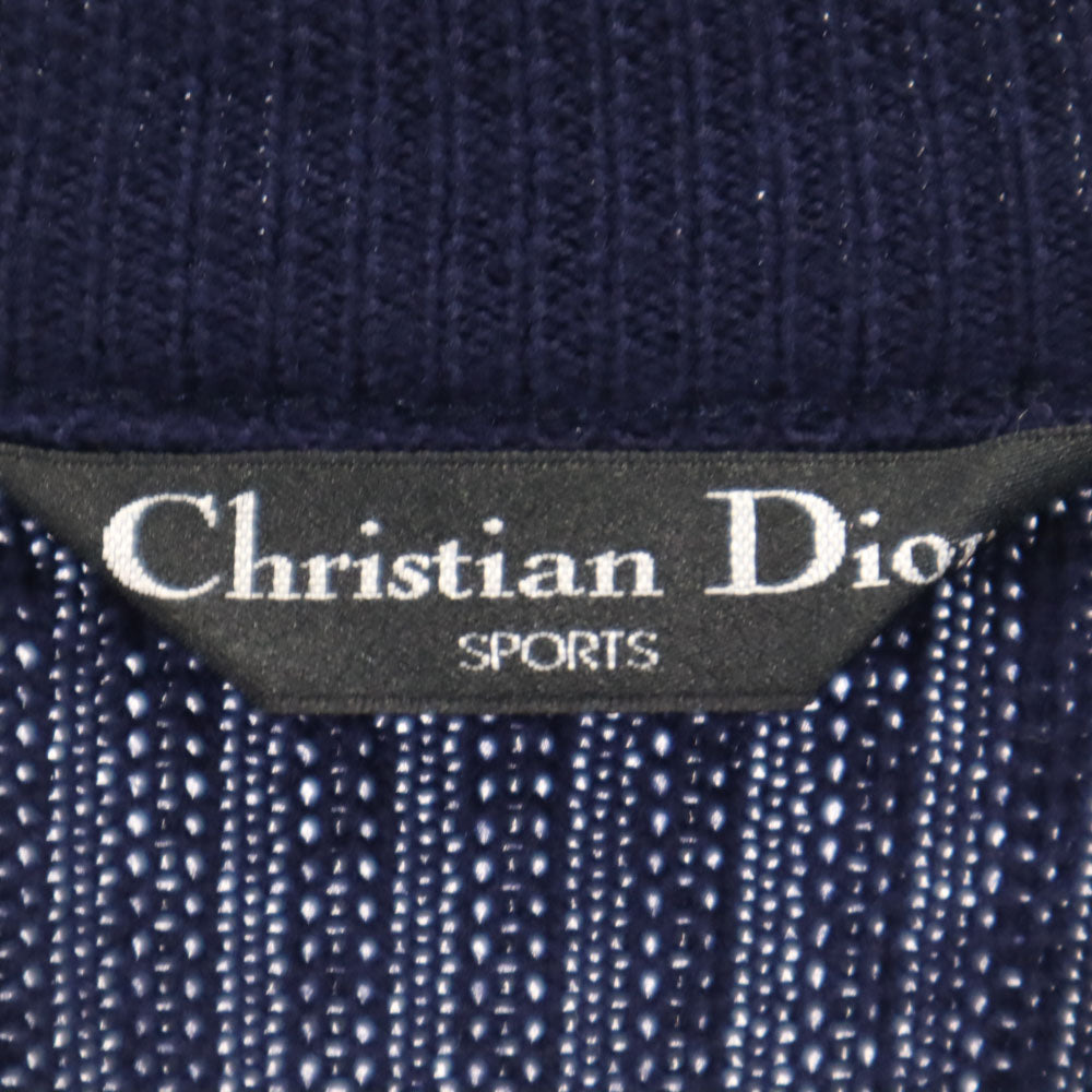 Christian Dior SPORTS 90s Wool Sweater Navy