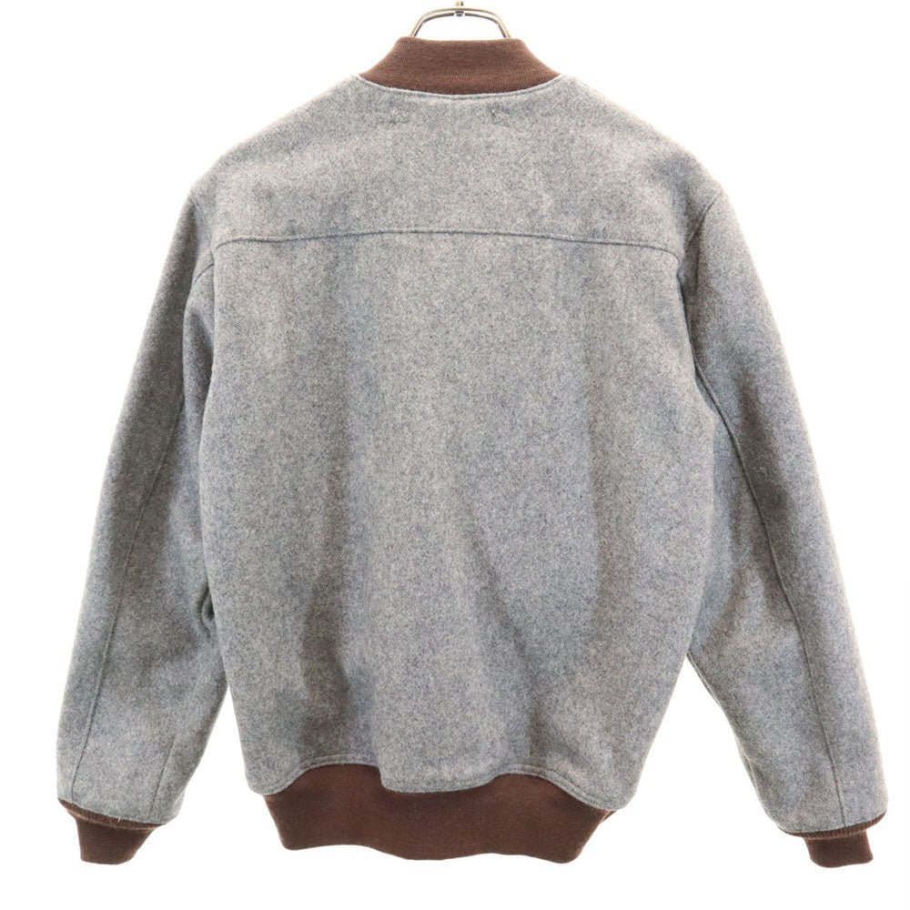 LOST WORLDS USA Made Melton Jacket Gray Size M