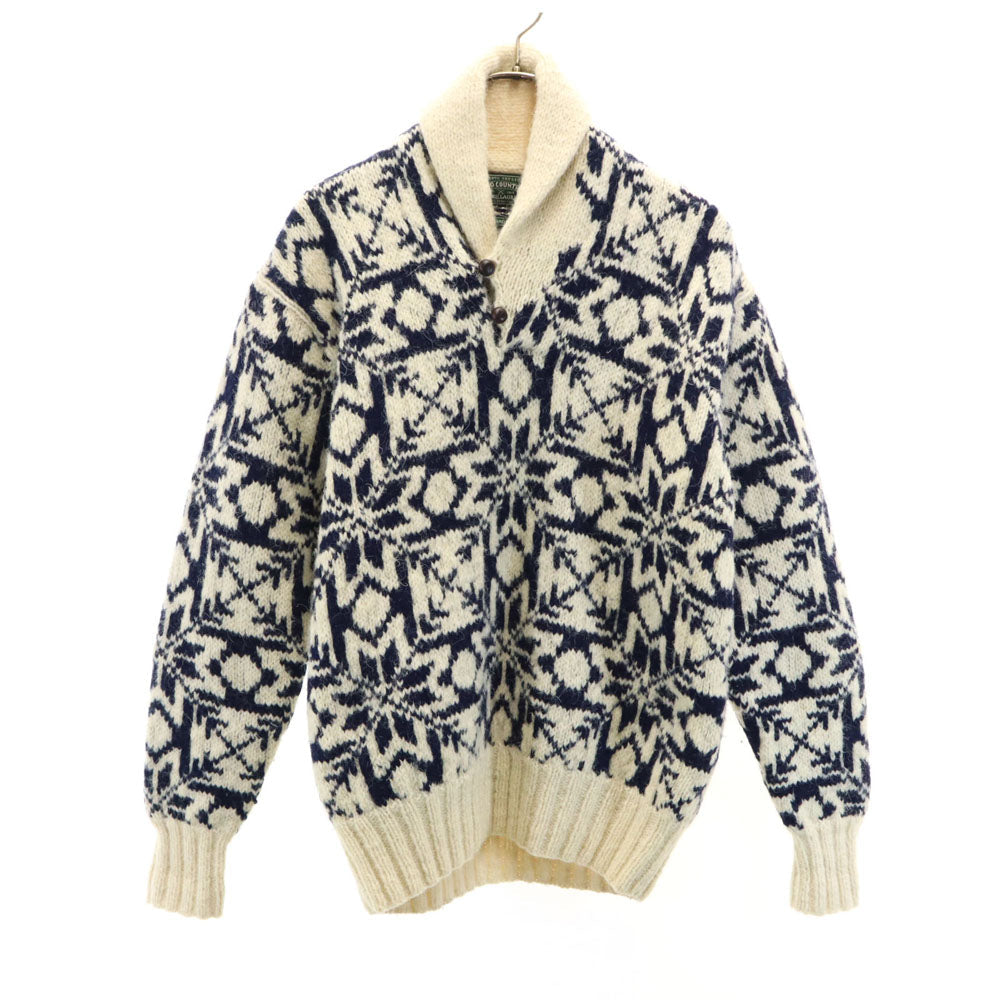 POLO COUNTRY RALPH LAUREN 90s Hand Nordic Sweater Size M