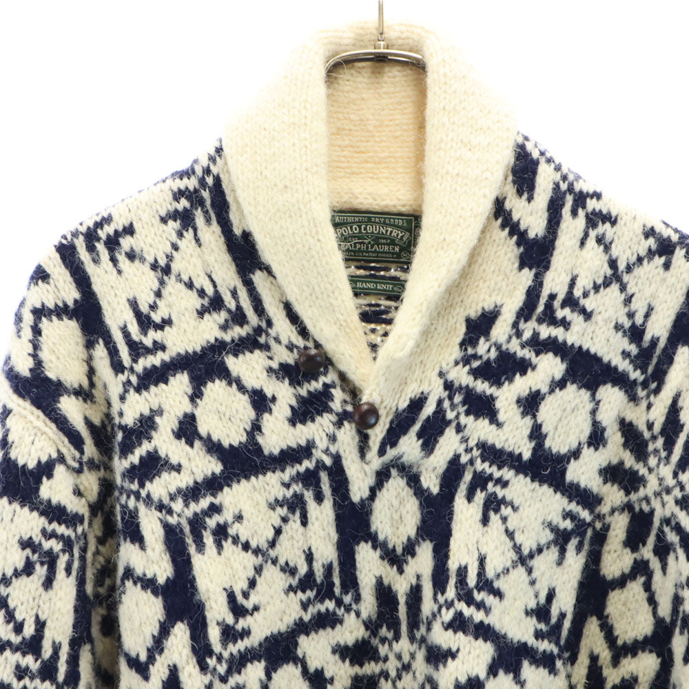 POLO COUNTRY RALPH LAUREN 90s Hand Nordic Sweater Size M