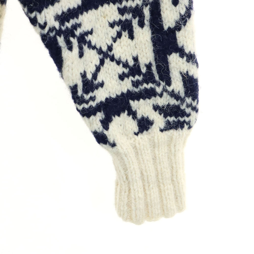POLO COUNTRY RALPH LAUREN 90s Hand Nordic Sweater Size M
