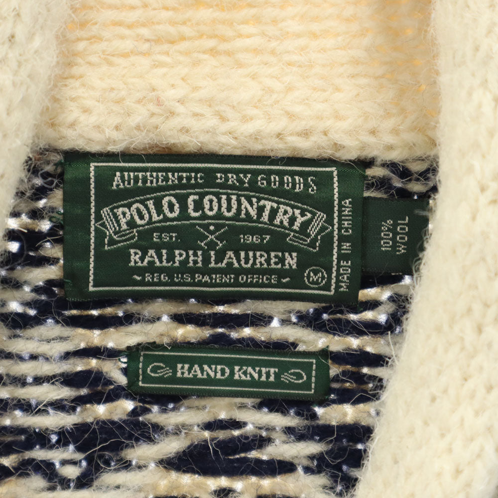 POLO COUNTRY RALPH LAUREN 90s Hand Nordic Sweater Size M